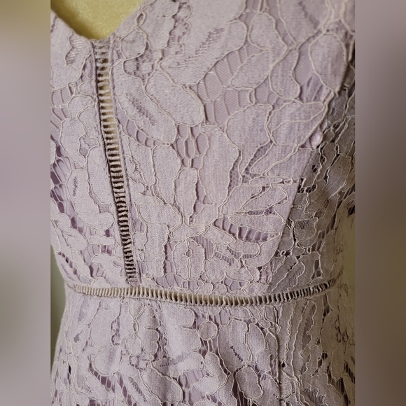 Astr THE LABEL Women's Lattice Inset Lace Dress - Size (S) - Excellent Condition - Picture 6 of 13